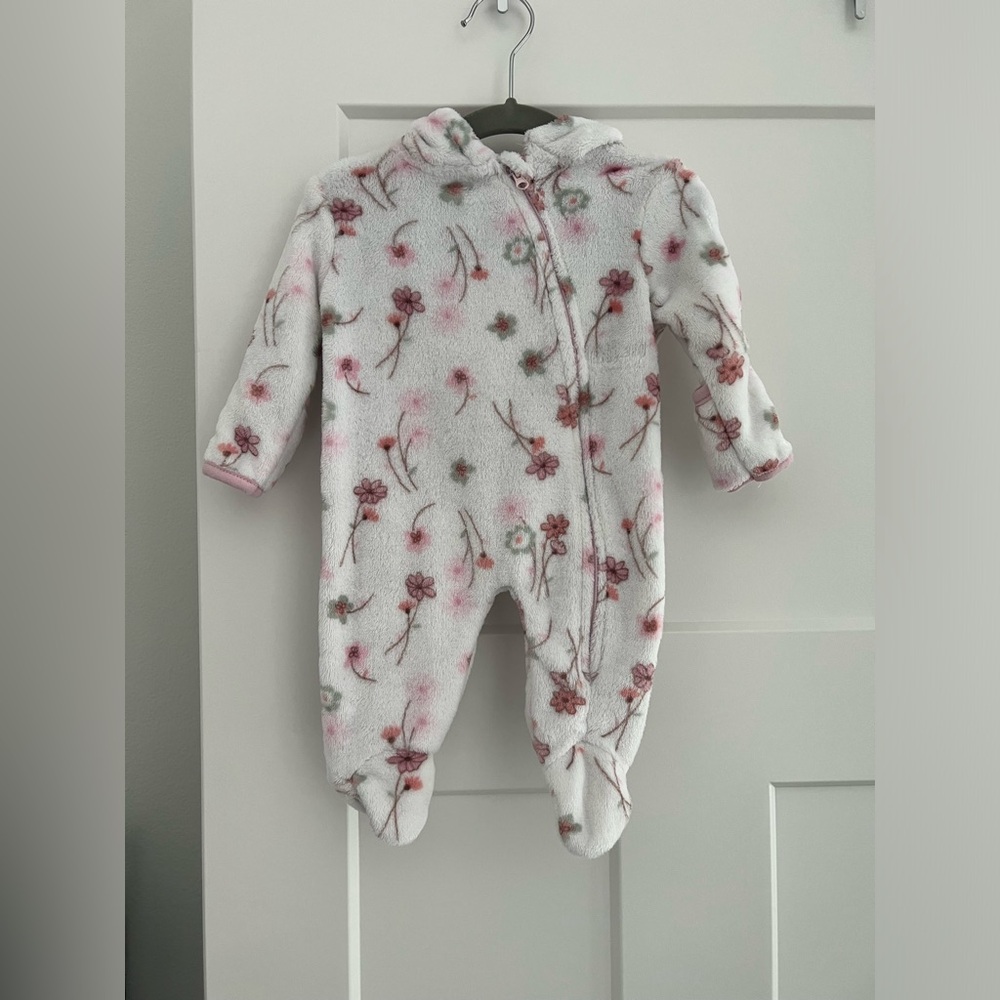 Laura Ashley Warm Zipper Onesie with hood